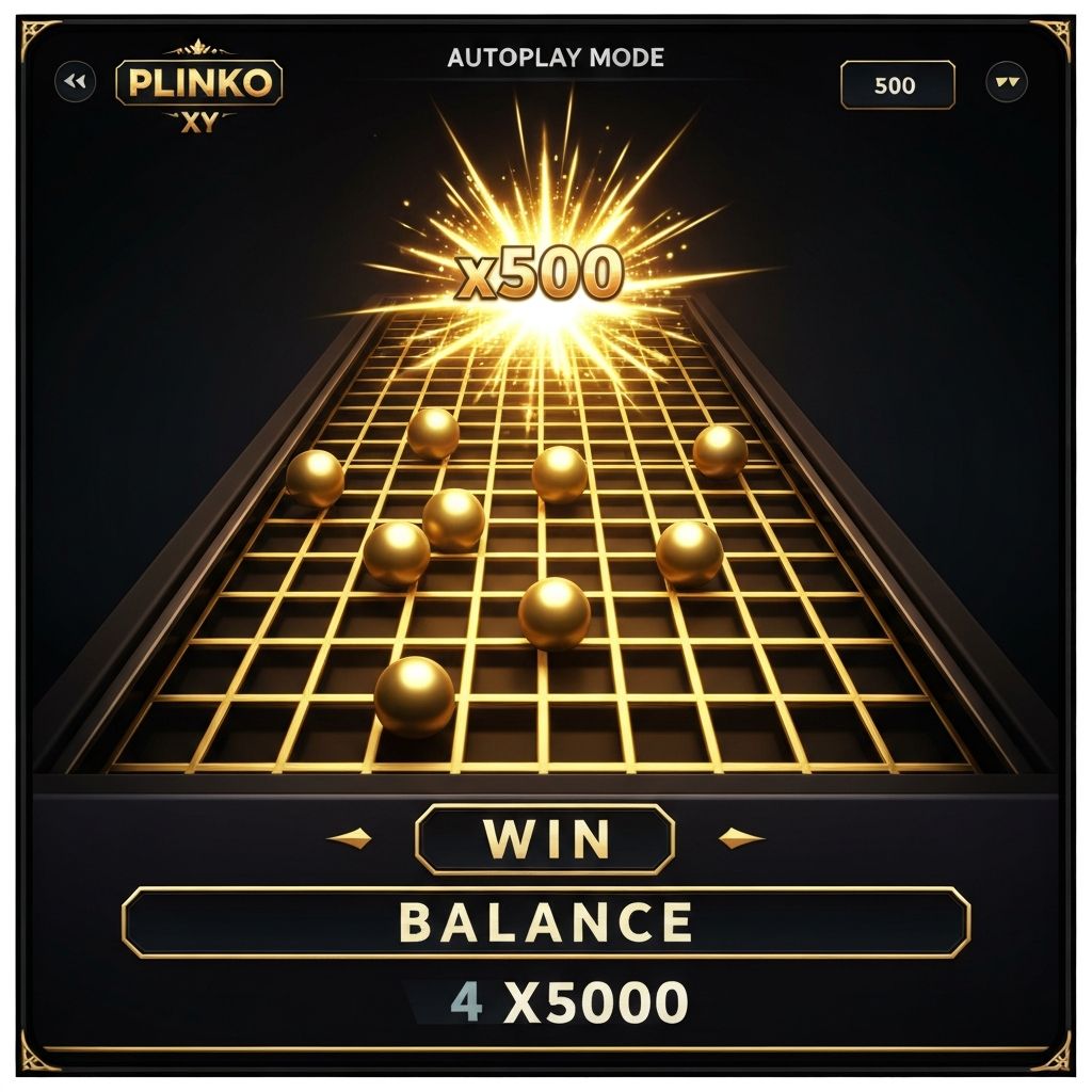 Plinko XY — режим автоигры с несколькими шарами